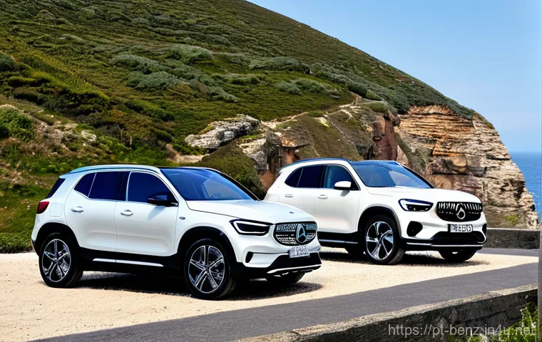 벤츠 EQB 전기차와 볼보 XC40 리차지 비교 - **Prompt 2: Volvo XC40 Recharge - Dynamic Urban Exploration**
    "A vibrant, robust Volvo XC40 Rech...